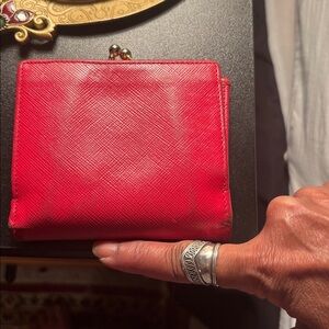 Sonia Rykiel Scarlet Card Holder used quiet luxury classic